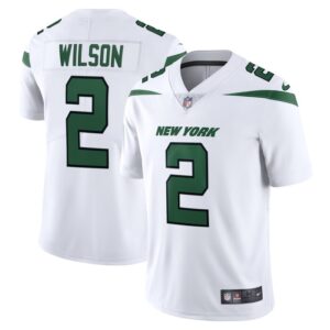 Zach Wilson New York Jets Nike Vapor Limited Jersey - Spotlight White- 49Native