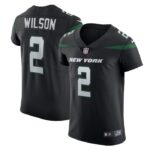Zach Wilson New York Jets Nike Vapor Elite Jersey - Stealth Black- 49Native
