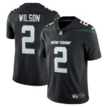 Zach Wilson New York Jets Nike Vapor Limited Jersey - Stealth Black- 49Native