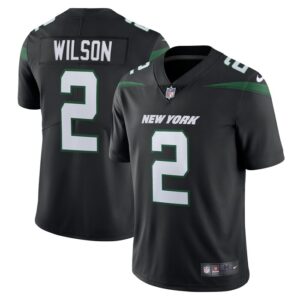 Zach Wilson New York Jets Nike Vapor Limited Jersey - Stealth Black- 49Native