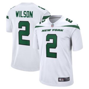 Zach Wilson New York Jets Nike White Game Jersey - White- 49Native