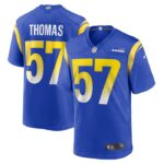 Zachary Thomas Los Angeles Rams Nike Team Game Jersey -  Royal- 49Native