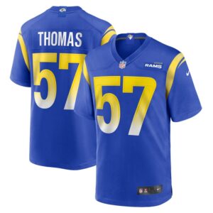 Zachary Thomas Los Angeles Rams Nike Team Game Jersey -  Royal- 49Native