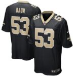 Zack Baun New Orleans Saints Nike Game Player Jersey - Black- 49Native