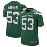 Zaire Barnes New York Jets Nike  Game Jersey - Gotham Green- 49Native