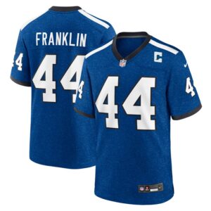 Zaire Franklin Indianapolis Colts Nike Indiana Nights Alternate Game Jersey - Royal- 49Native