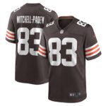 Zaire Mitchell-Paden Cleveland Browns Nike Team Game Jersey -  Brown- 49Native