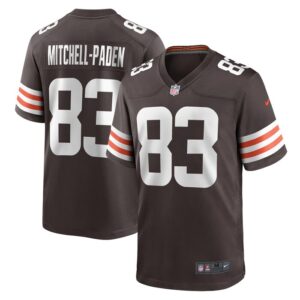 Zaire Mitchell-Paden Cleveland Browns Nike Team Game Jersey -  Brown- 49Native