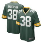 Zayne Anderson Green Bay Packers Nike Team Game Jersey -  Green- 49Native