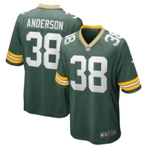 Zayne Anderson Green Bay Packers Nike Team Game Jersey -  Green- 49Native