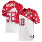 Derrick Thomas AFC Mitchell & Ness 1995 Pro Bowl Authentic Jersey - White/Red- 49Native