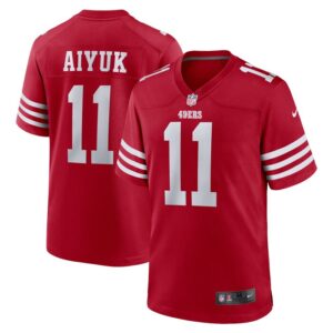 Brandon Aiyuk San Francisco 49ers Nike Women's Team Game Player Jersey - Scarlet- 49Native