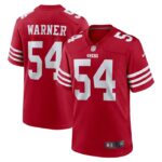 Fred Warner San Francisco 49ers Nike Women's Team Game Player Jersey - Scarlet- 49Native