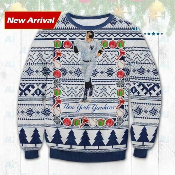 Aaron Jugde New York Yankees Ugly Christmas Sweater