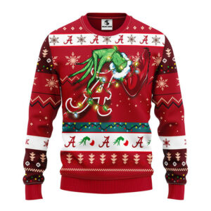 Alabama Crimson Tide Grinch Ugly Christmas Sweater Grinch Xmas Sweater NFL Xmas Sweater 1.jpeg