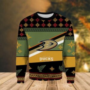 Anaheim Ducks Est 1993 Ugly Christmas Sweater