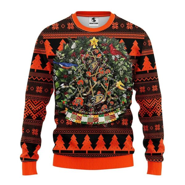 Anaheim Ducks Tree Ball Ugly Christmas Sweater