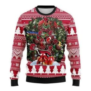 Arizona Cardinals Tree Christmas Ugly Sweater