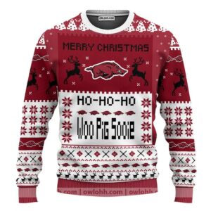 Arkansas Razorbacks Merry Ugly Christmas Sweater