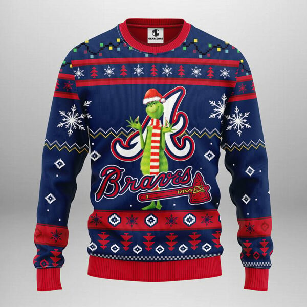 Atlanta Braves Funny Grinch Ugly Christmas Sweater Grinch Xmas Sweater NFL Ugly Sweater 1.jpeg