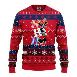 Atlanta Braves Hohoho Ugly Christmas Sweater