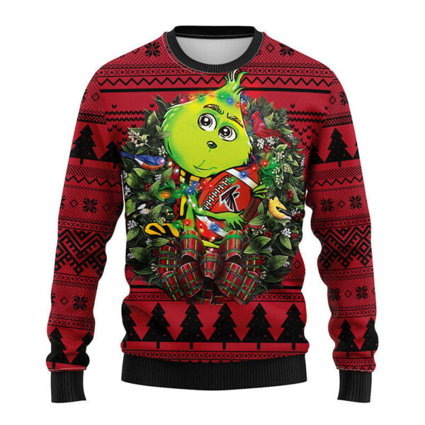 Atlanta Falcons Grinch Hug Ugly Christmas Sweater Grinch Xmas Sweater NFL Ugly Sweater 1.jpeg