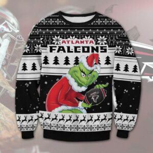 Atlanta Falcons Grinch Stolen Christmas Sweater