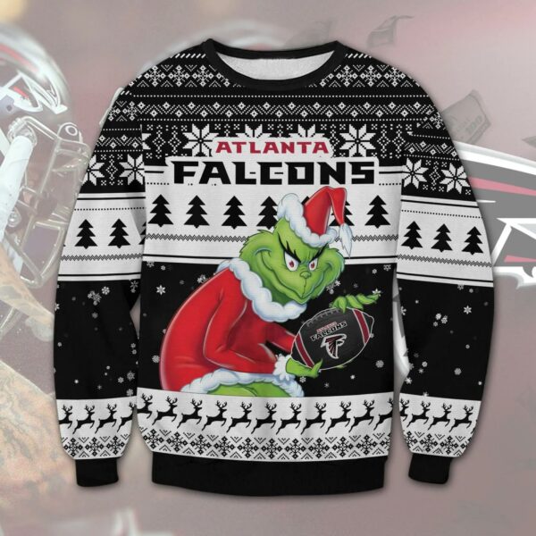 Atlanta Falcons Grinch Stolen Christmas Sweater