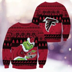 Atlanta Falcons Grinch Stolen Ugly Christmas Sweater