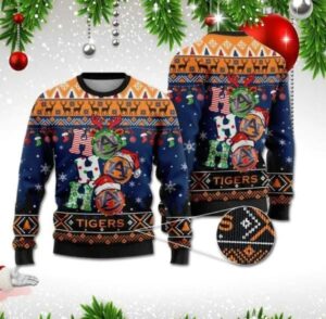 Auburn Tigers Ho Ho Ho Ugly Christmas Sweater