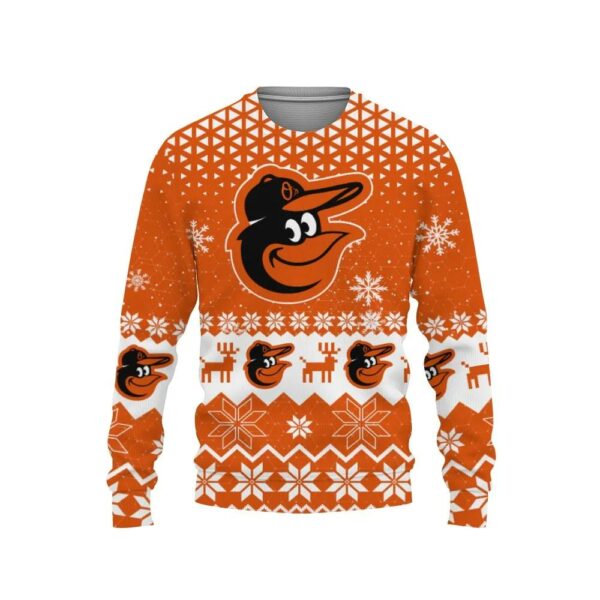 Baltimore Orioles Christmas Ugly Sweater