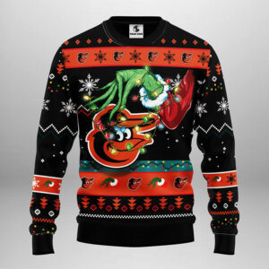 Baltimore Orioles Grinch Ugly Christmas Sweater Grinch Xmas Sweater NFL Ugly Sweater 1.jpeg