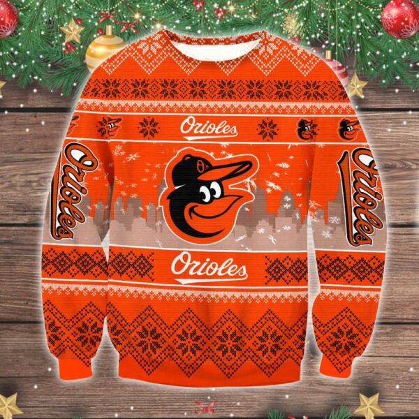 Baltimore Orioles Ugly Christmas Sweater