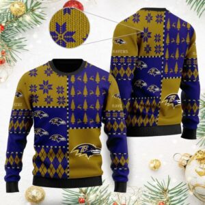 Baltimore Ravens Christmas Sweater