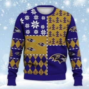 Baltimore Ravens NFL Ugly Christmas Sweater