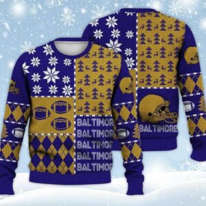 Baltimore Ravens Ugly Christmas Sweater