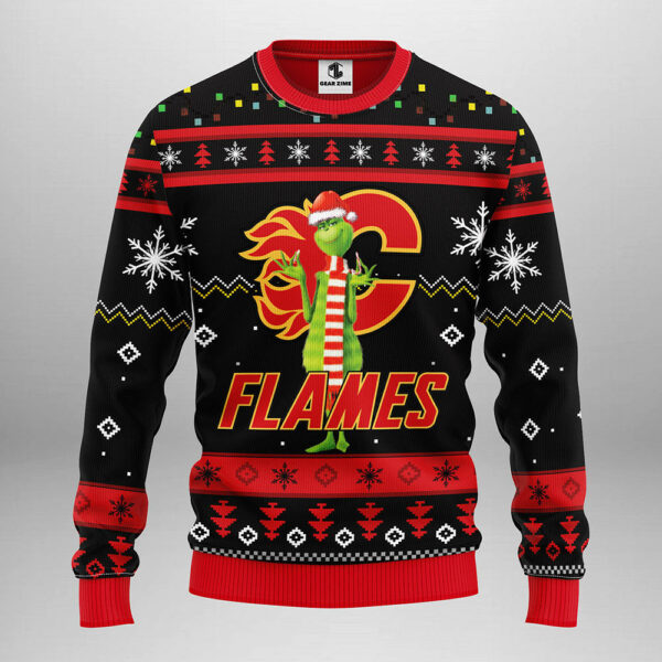 Calgary Flames Funny Grinch Ugly Christmas Sweater Grinch Xmas Sweater 1.jpeg