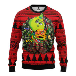 Calgary Flames Grinch Hug Ugly Christmas Sweater Grinch Xmas Sweater 1.jpeg