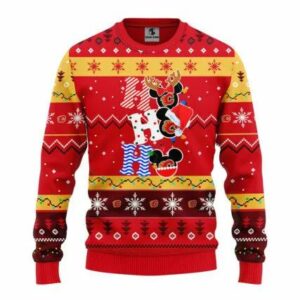 Calgary Flames Hohoho Ugly Christmas Sweater