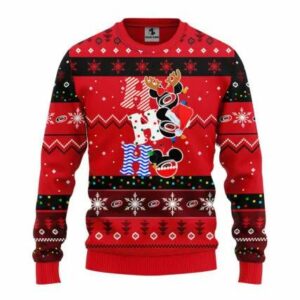 Carolina Hurricanes Hohoho Ugly Christmas Sweater