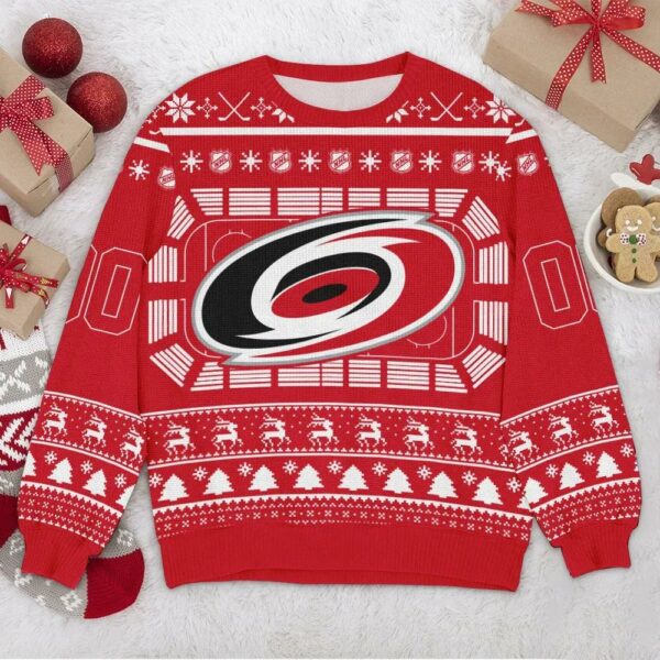 Carolina Hurricanes NHL Custom Ugly Christmas Sweater