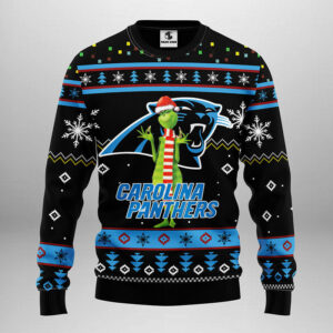 Carolina Panthers Funny Grinch Ugly Christmas Sweater Grinch Xmas Sweater 1.jpeg