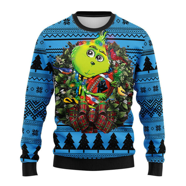 Carolina Panthers Grinch Hug Ugly Christmas Sweater Grinch Xmas Sweater 1.jpeg