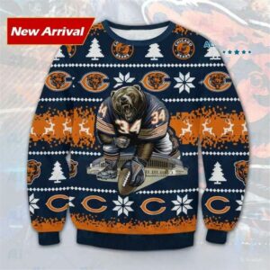 Chicago Bears Mascot Ugly Christmas Sweater