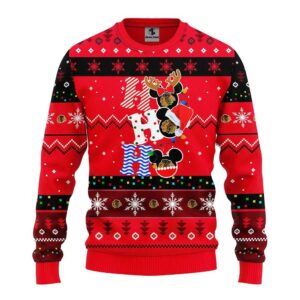 Chicago Blackhawks Hohoho Ugly Christmas Sweater