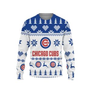 Chicago Cubs Merry Christmas Ugly Christmas Sweater (2)