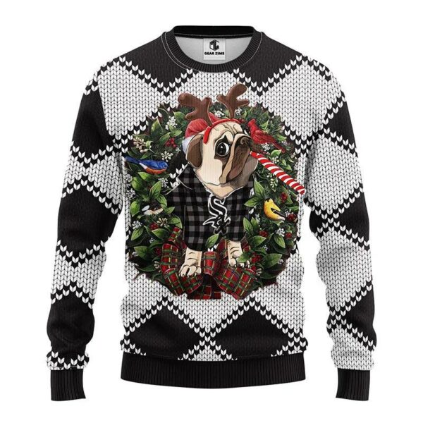 Chicago White Sox Pub Dog Ugly Christmas Sweater