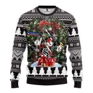 Chicago White Sox Tree Christmas Ugly Sweater