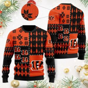 Cincinnati Bengals Christmas Ugly Sweater