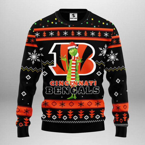 Cincinnati Bengals Funny Grinch Ugly Christmas Sweater Grinch Xmas Sweater 1.jpeg